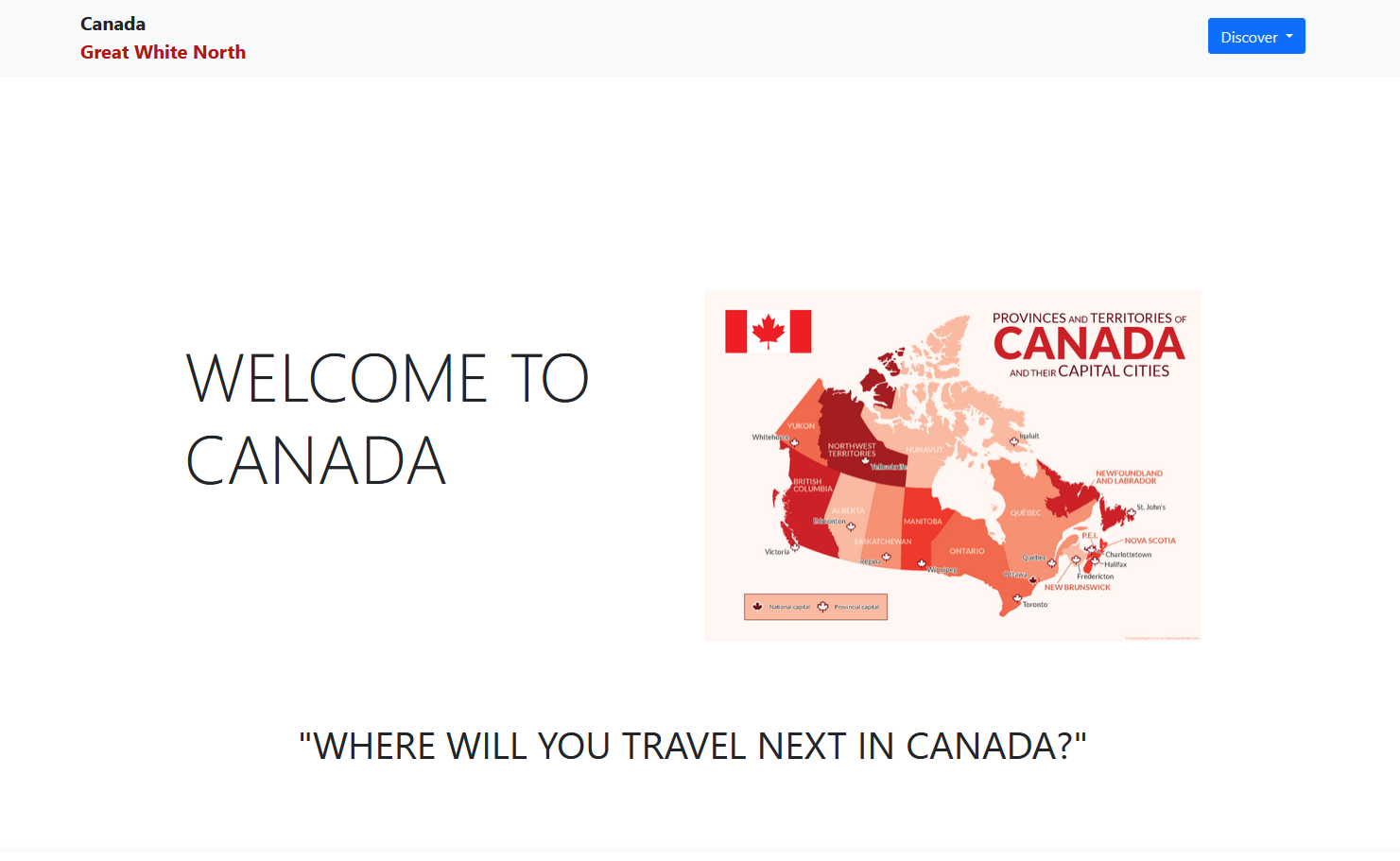 About Canada Website